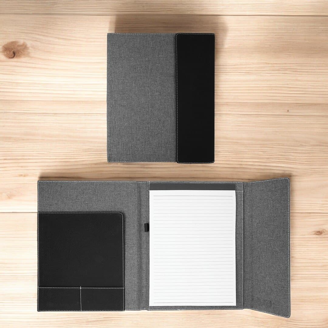 CHS Football 9.5 x 12 Canvas Portfolio with Notepad - Black