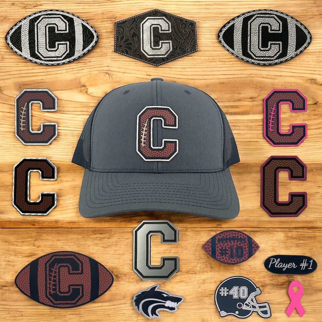 CHS-Football-Leatherette-C-Hats-1