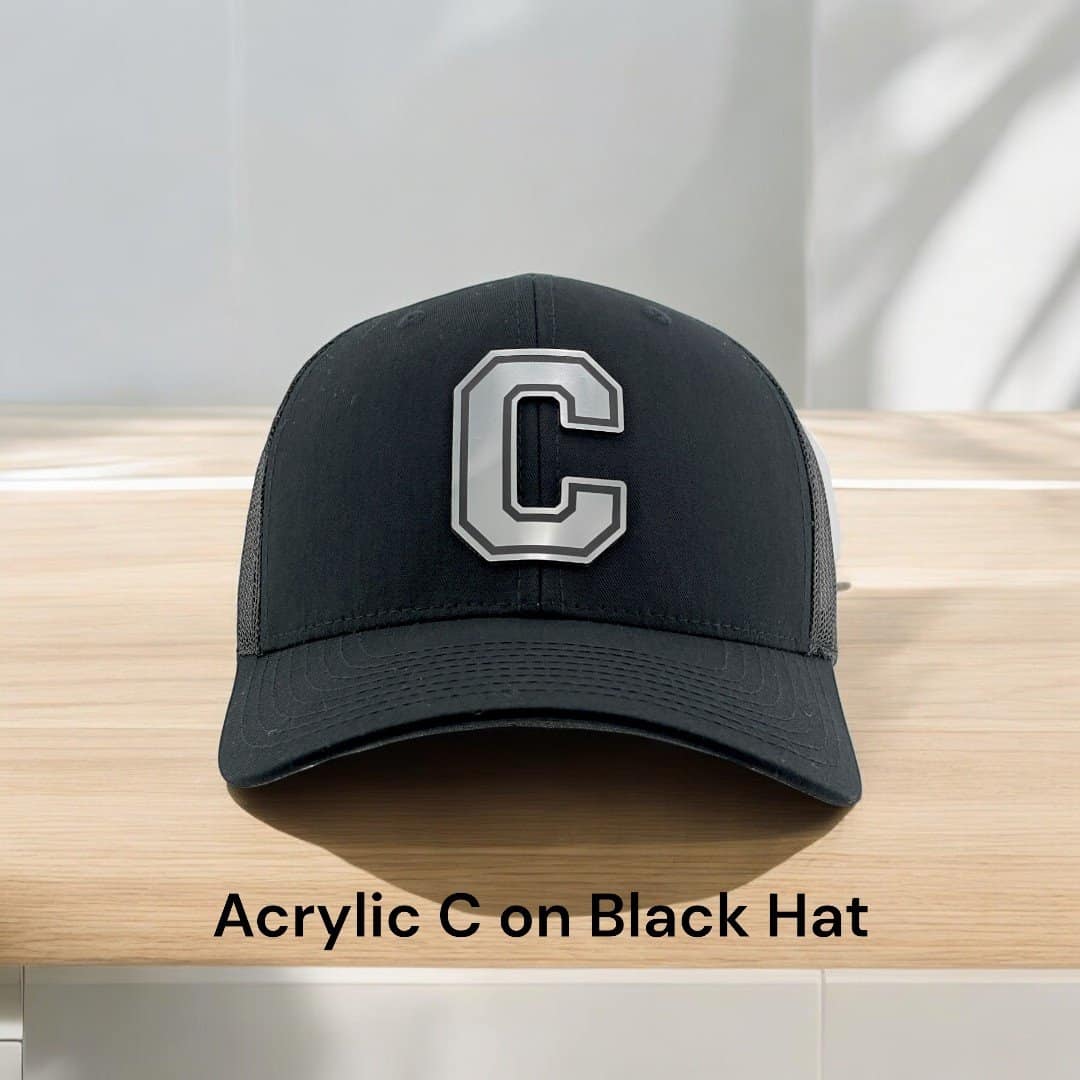 CHS-Football-Leatherette-C-Silver-Acrylic-Hat-Black-1