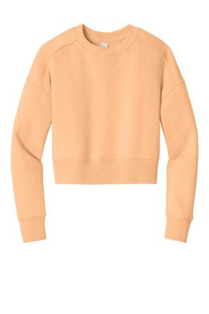 District Women's Perfect Weight Fleece Cropped Crew