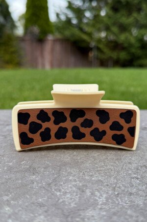 Cow Print Clip