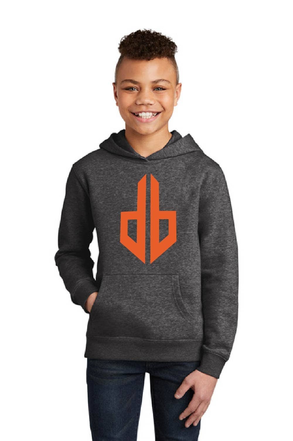 DT6100Y_Dirtbags_Heathered_Charcoal_Logo_Front