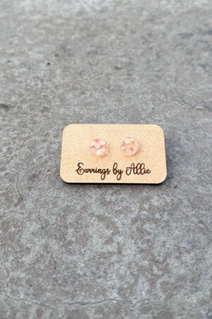 Floral Circle Stud