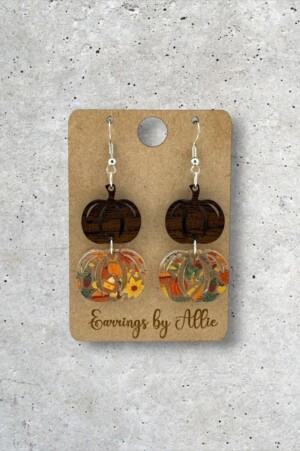 Double Pumpkin Dangly