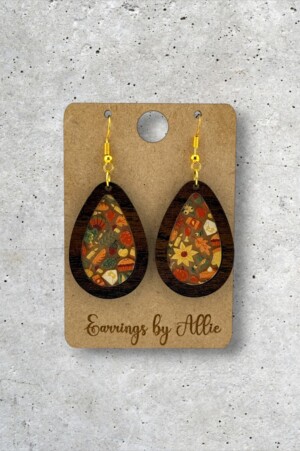 Fall Teardrop Dangly
