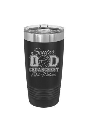 Cedarcrest Volleyball Senior Dad Tumbler