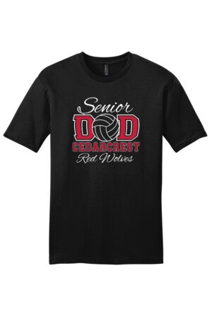 Cedarcrest Volleyball Senior Dad Shirt