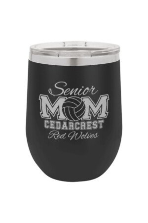 Cedarcrest Volleyball Senior Mom 12oz Tumbler