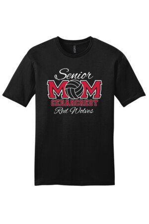 Cedarcrest Volleyball Senior Mom Shirt