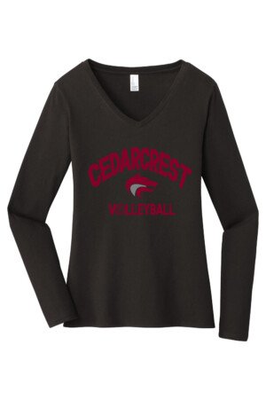 CHS Volleyball Women's Long Sleeve V-Neck Tee