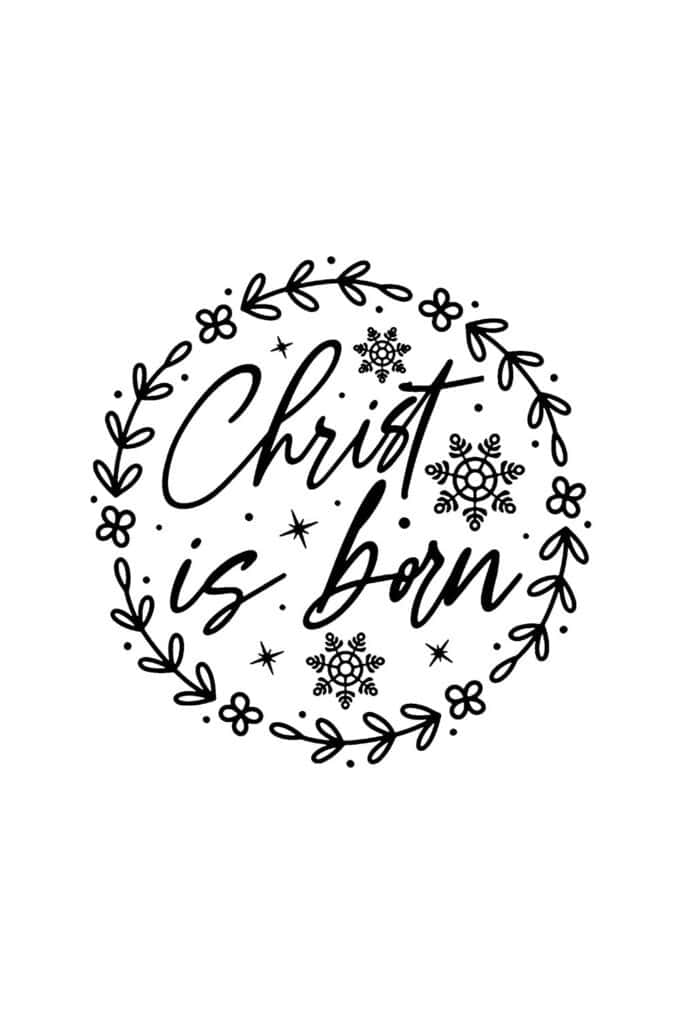 christ is born