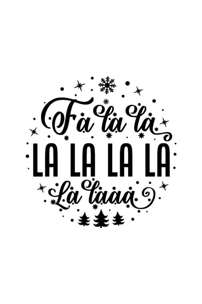 fa la la la la la la la laaa