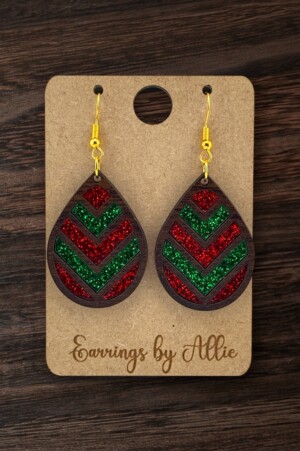 Patternply Chevron Inlay Dangly