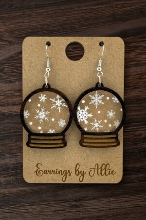 Patternply Snowglobe Dangly
