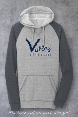 Valley Little League Lightweight Fleece Raglan Hoodie