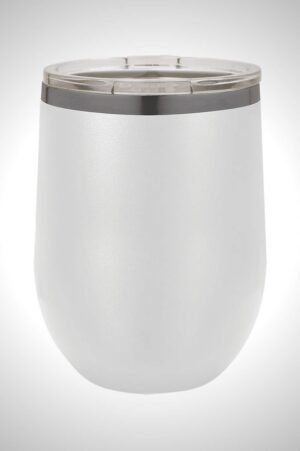 Custom Drinkware 12 oz. Stemless Wine Tumbler with Lid