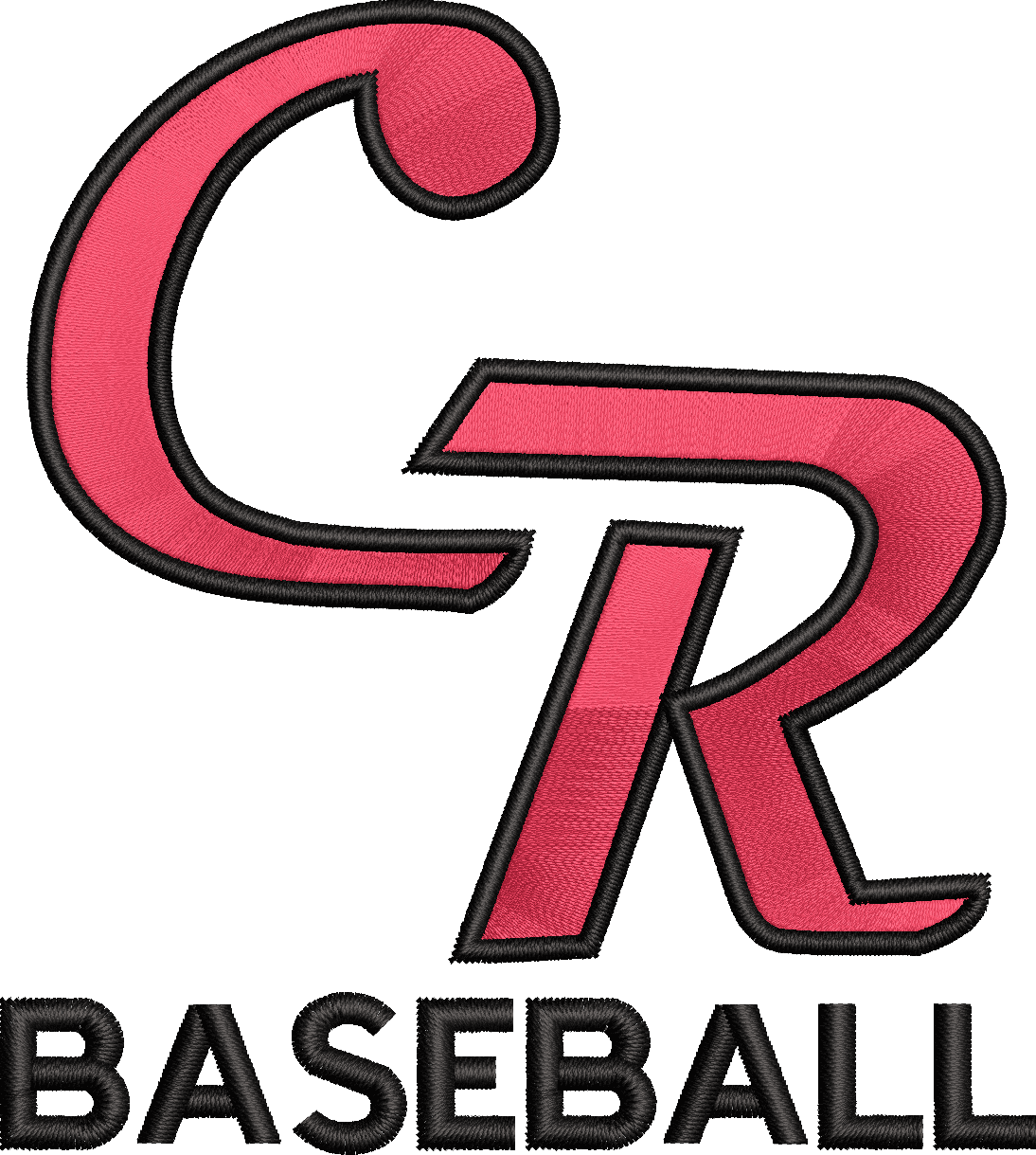 CR Baseball Black EMB