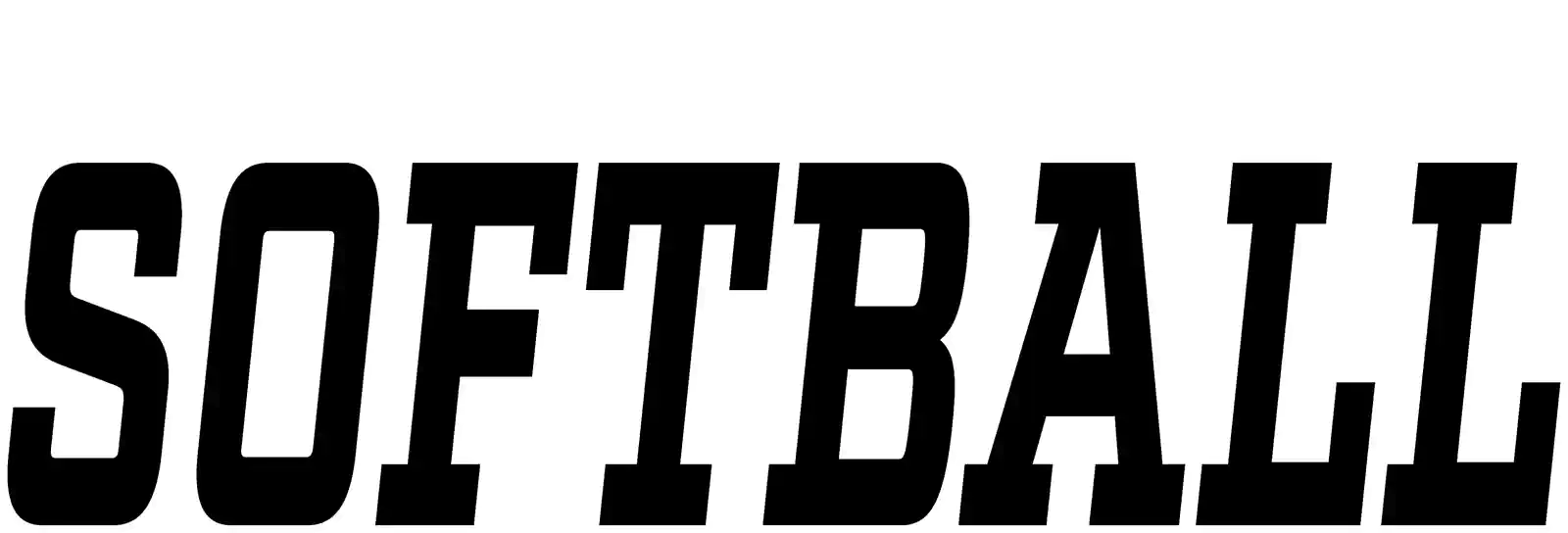 Softball 7 Black
