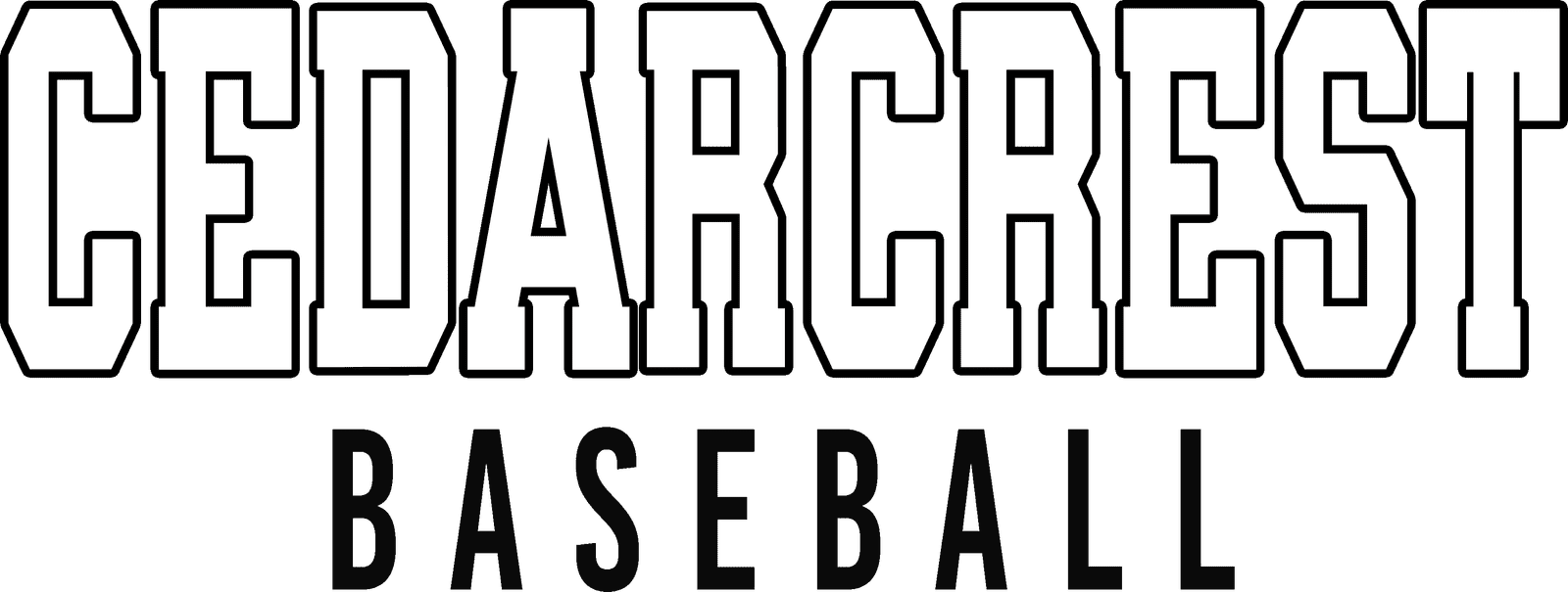 Drink Print Baseball 4 Black