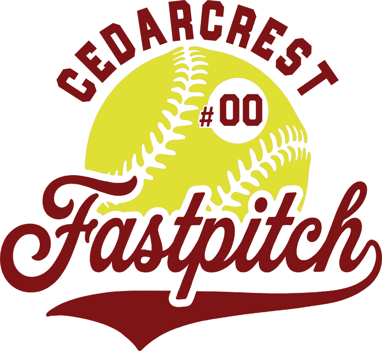 Drink Print Fastpitch 1 Crimson