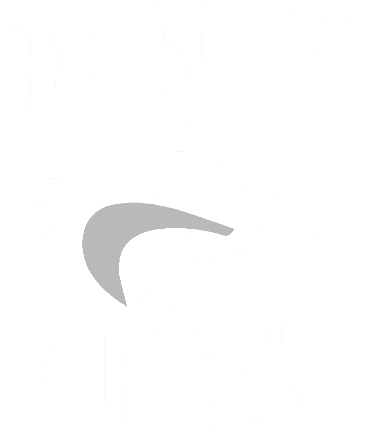 Drink Print Softball 2 White