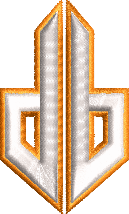 Logo White Orange EMB