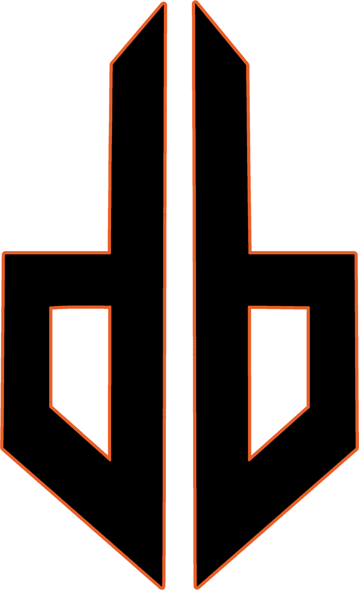 Drink Print Logo Black Orange