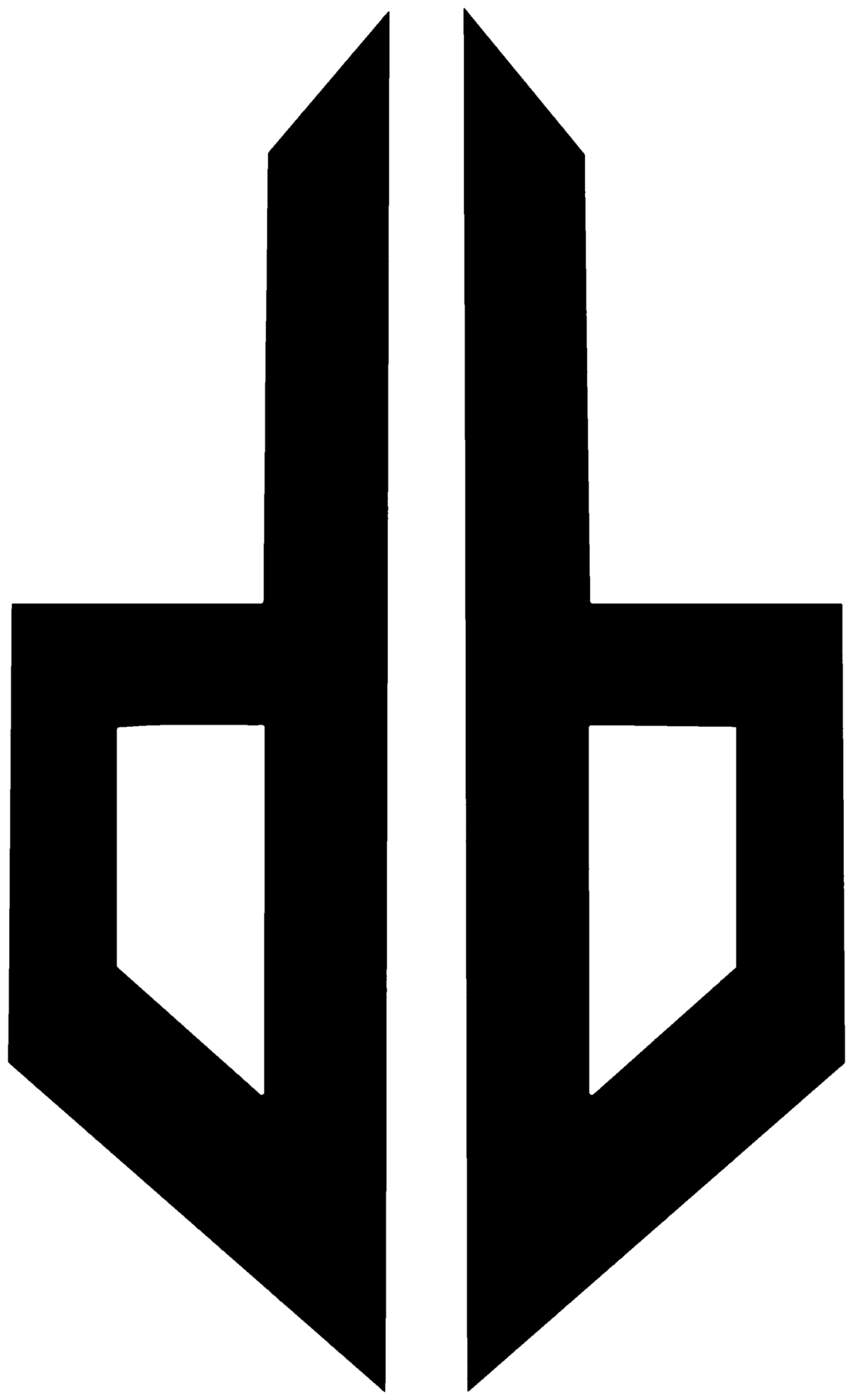 Print Logo Black White