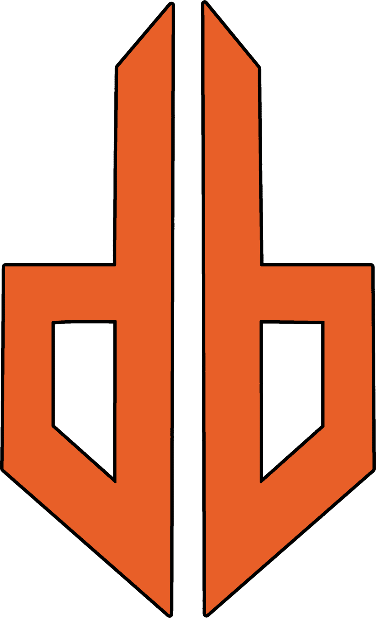 Drink Print Logo Orange Black