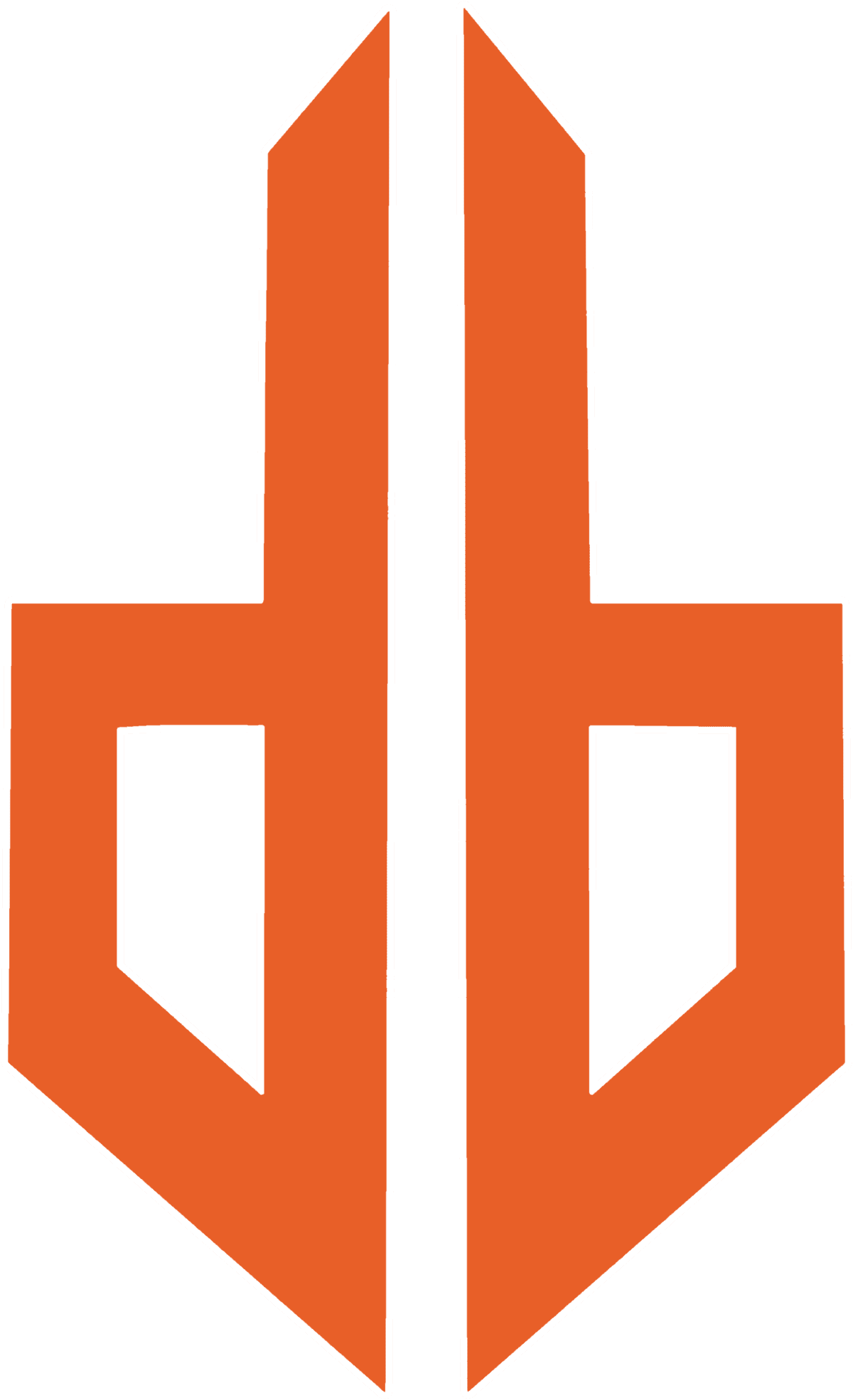 Print Logo Orange White