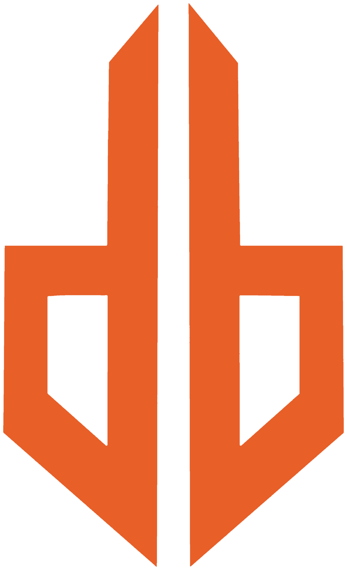 Drink Print Logo Orange White