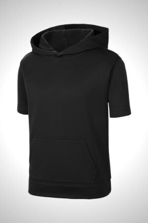 Custom Apparel Sport-Tek® Sport-Tek® Youth Sport-Wick® Fleece Short Sleeve Hooded Pullover