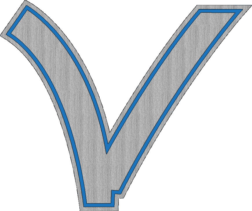 V Acrylic Stainless Blue
