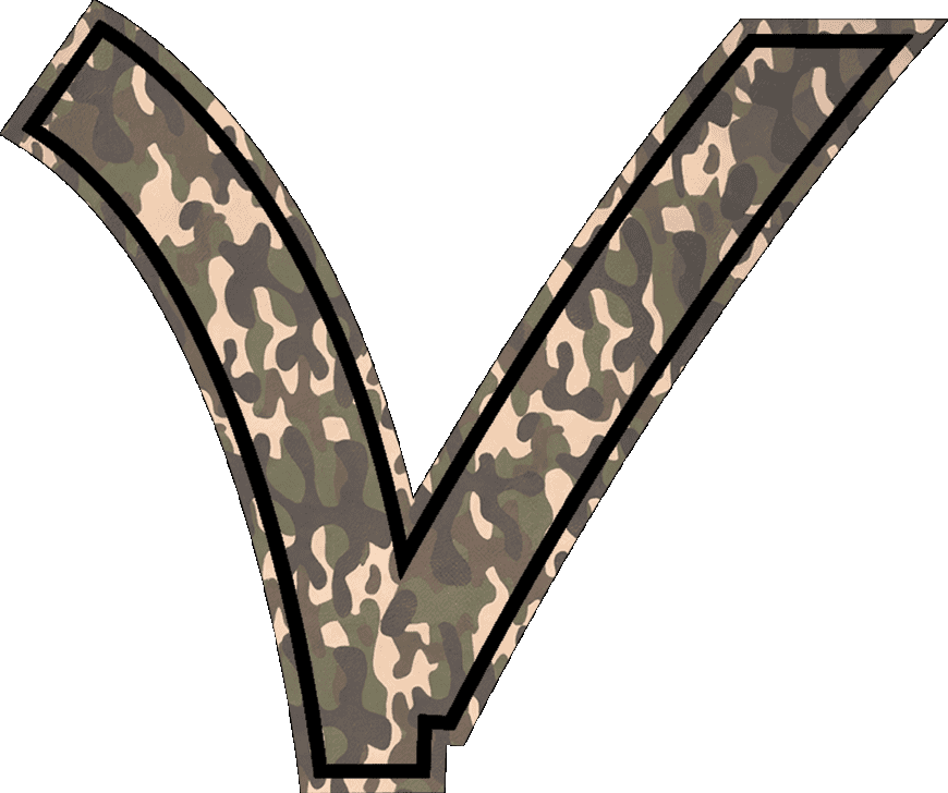 V Camo Black