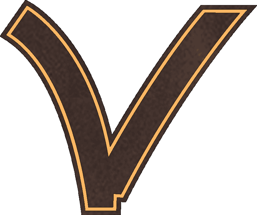 V Rustic Brown Gold