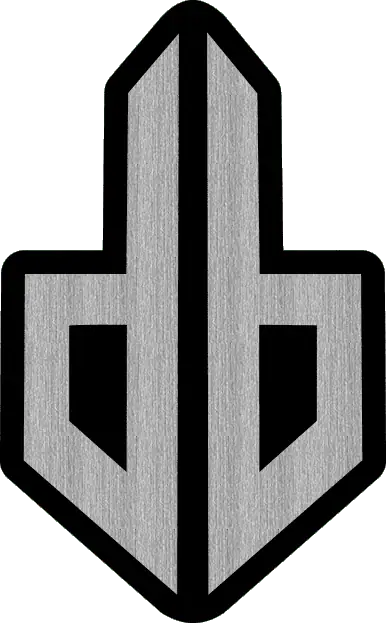 Logo Acrylic Stainless Black