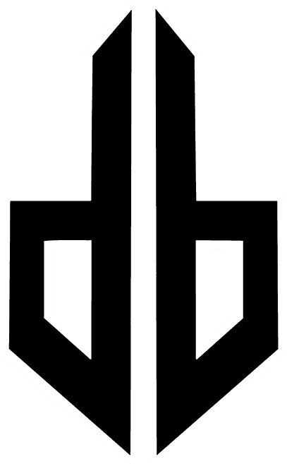 Logo Print Black White