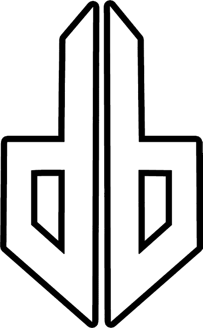 Logo Print White Black