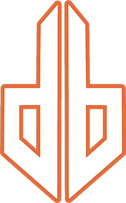 Logo Print White Orange
