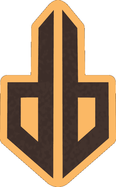 Logo Rustic Brown Gold
