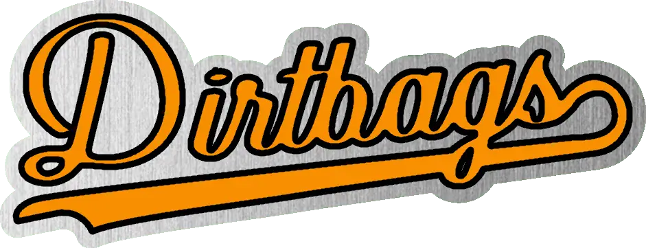 Script Acrylic Stainless Black Orange