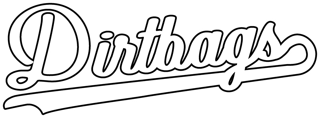 Script Print White Black