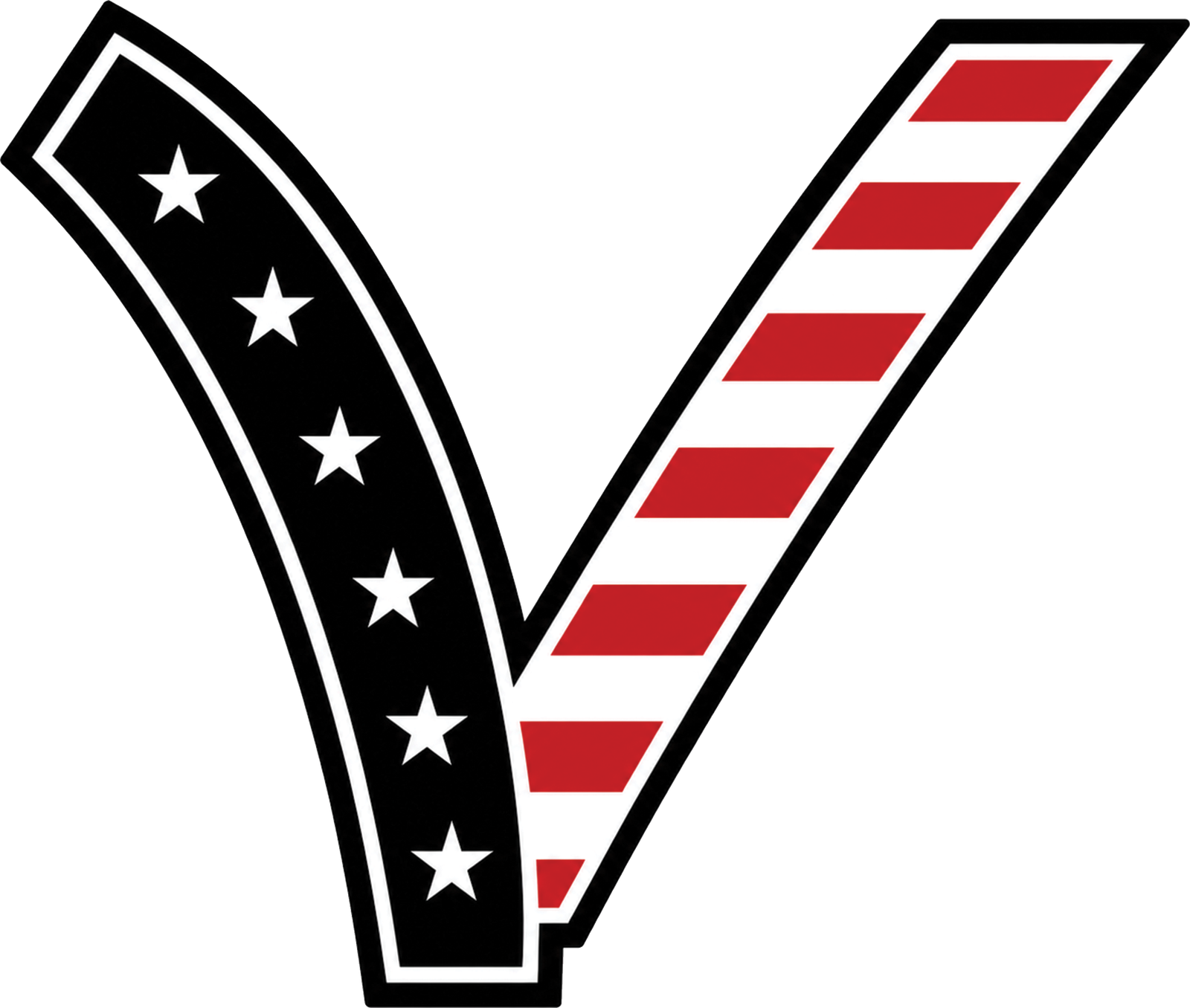 All Stars V Stars Stripes Black