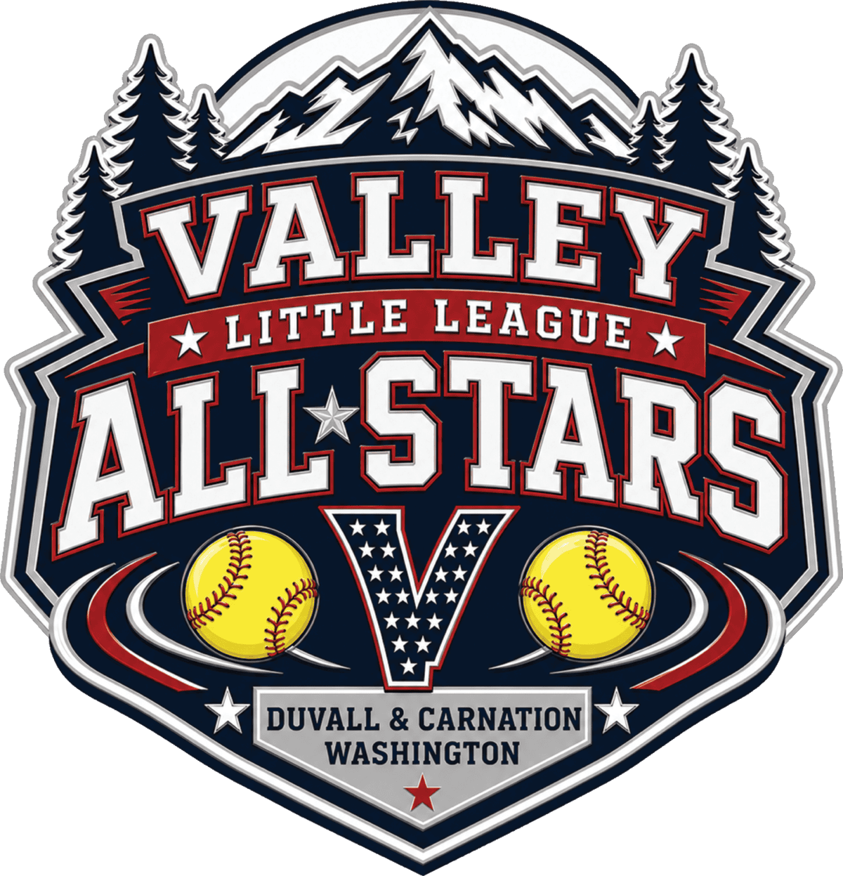 Print All Stars Softball