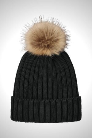 Custom Hats Port Authority Faux Fur Pom Beanie