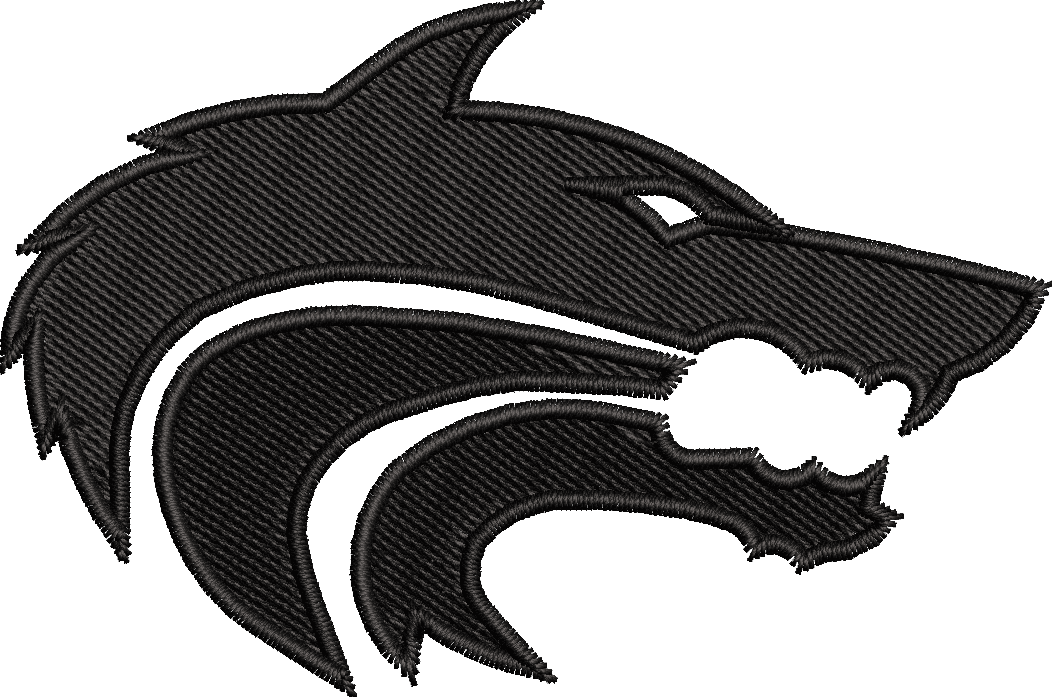 Band Wolf Black EMB LC