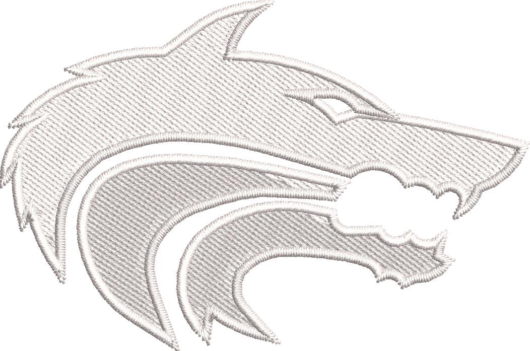 Band Wolf White EMB LC