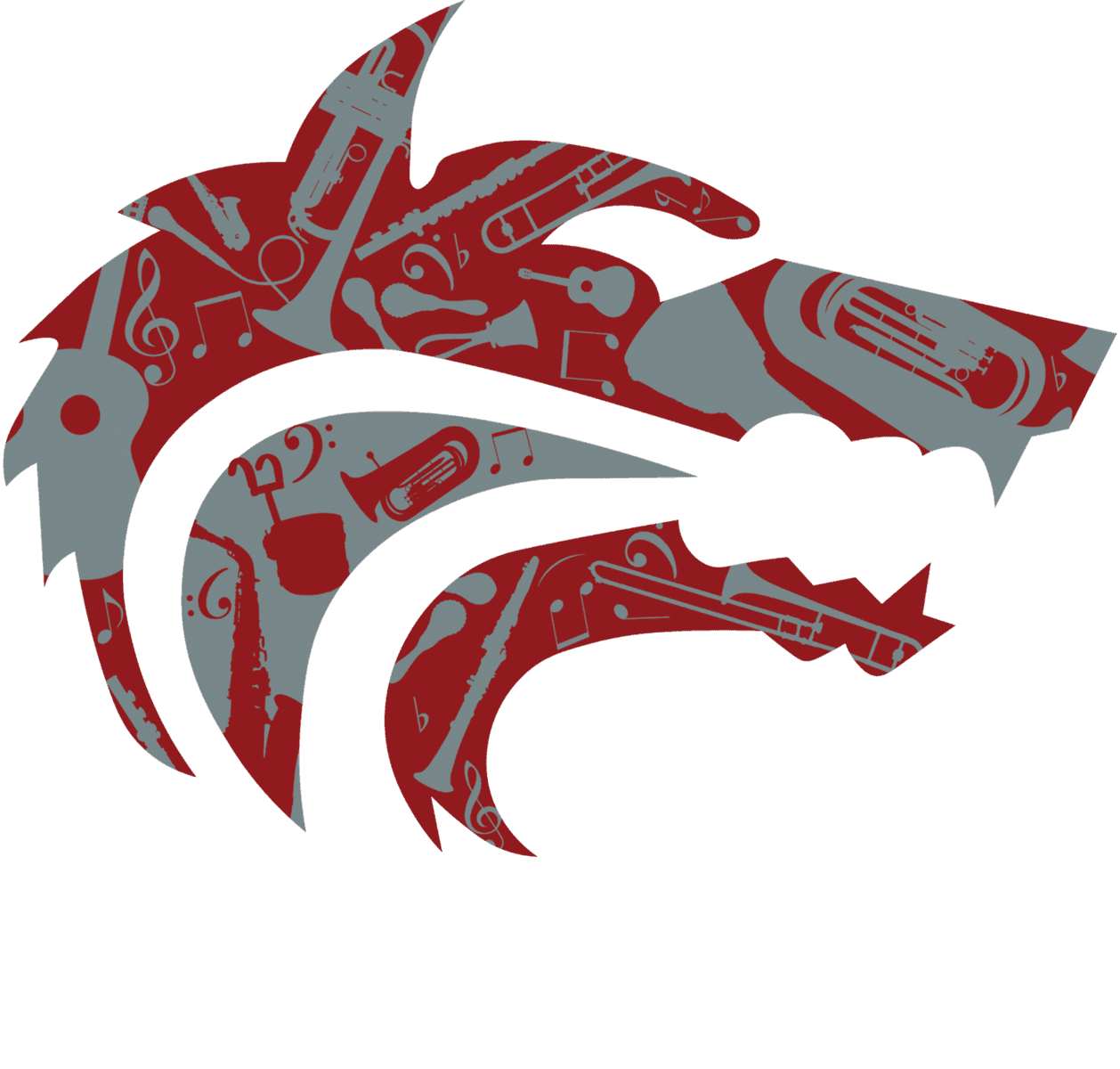 Band Wolf Color White Text