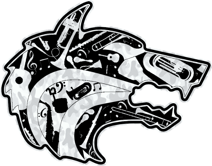 Band Wolf Artic Camo Black