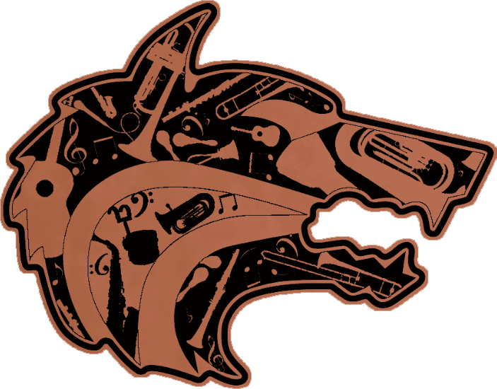 Band Wolf Rawhide Black